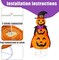Pumpkin Decorations, Light Up 60 LED Pumpkin with Cloak with 8 Lighting Mode, Pop Up Jack-o-Lantern for Outdoor Indoor Garden Yard Porch Home Party Decor